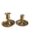 Pair of Vintage Brass Chamberstick Candle Holders