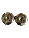 Pair of Vintage Brass Chamberstick Candle Holders with Snuffers