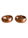 Pair of Vintage Copper Chamberstick Candle Holders