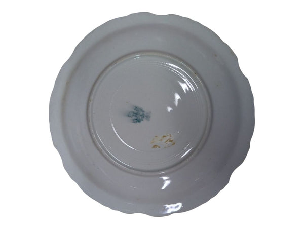 Vinatge Fruit Motif Porcelain Deep Plate with St. Louis Crest Backstamp