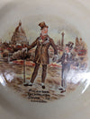 Lancasters Ltd. English Ware "Micawber Introduces David to London" Square Plate
