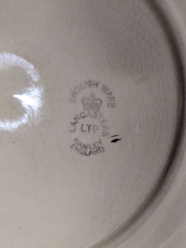 Lancasters Ltd. English Ware "Micawber Introduces David to London" Square Plate