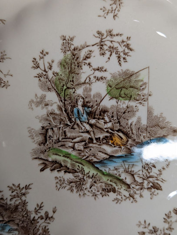 Johnson Bros. "Pastorale – Toile de Jouy" Square Salad Plate