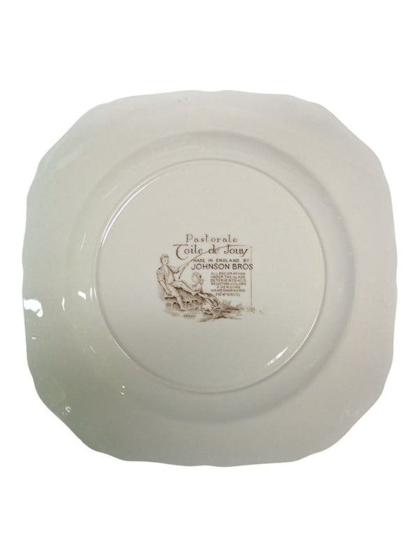 Johnson Bros. "Pastorale – Toile de Jouy" Square Salad Plate