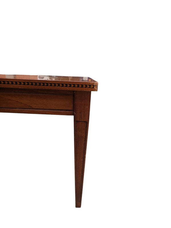 Pair of Matching Vintage Inlaid Wood Occasional Tables