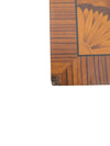 Pair of Matching Vintage Inlaid Wood Occasional Tables