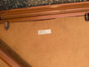 Vintage Cooey Developments Folding Card Table with Faux Leather-Look Vinyl Top