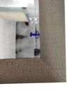 Textured Metallic Bronze Framed Wall Mirror