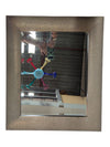 Textured Metallic Bronze Framed Wall Mirror
