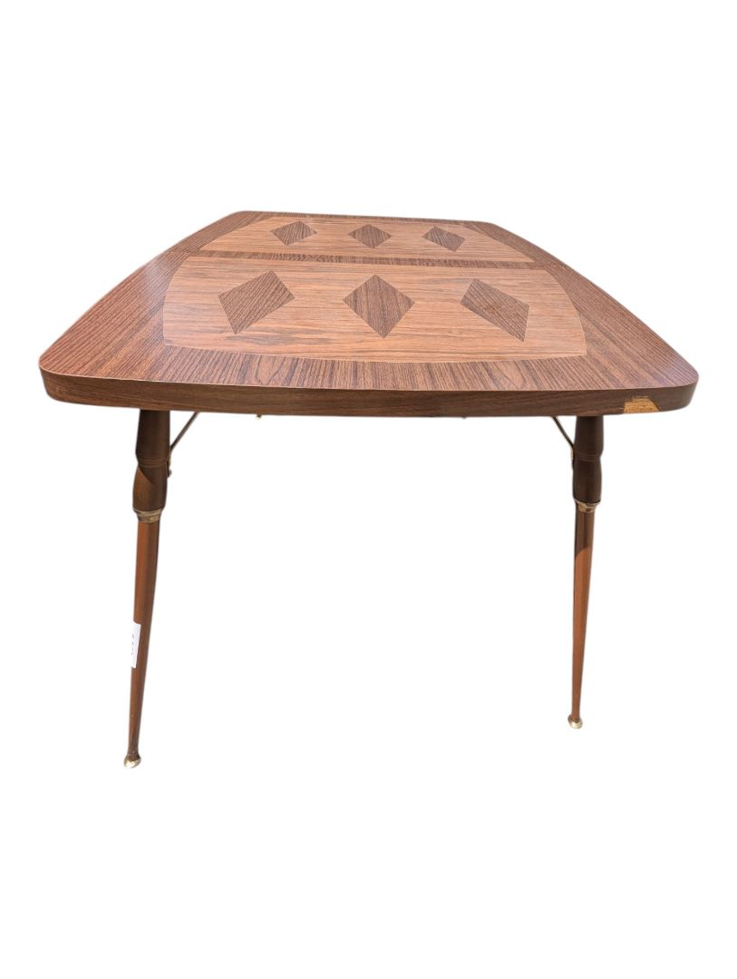 Vintage Mid-Century Modern Extendable Table with Chair