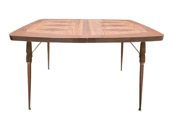 Vintage Mid-Century Modern Extendable Table with Chair