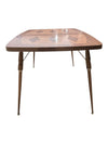 Vintage Mid-Century Modern Extendable Table with Chair