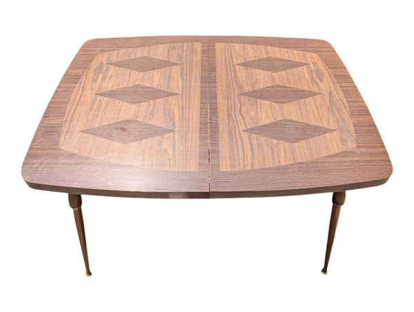 Vintage Mid-Century Modern Extendable Table with Chair