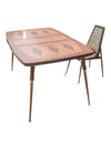Vintage Mid-Century Modern Extendable Table with Chair