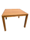 Vintage Oak Extendable Dining Table with 4 Cane-Back Chairs