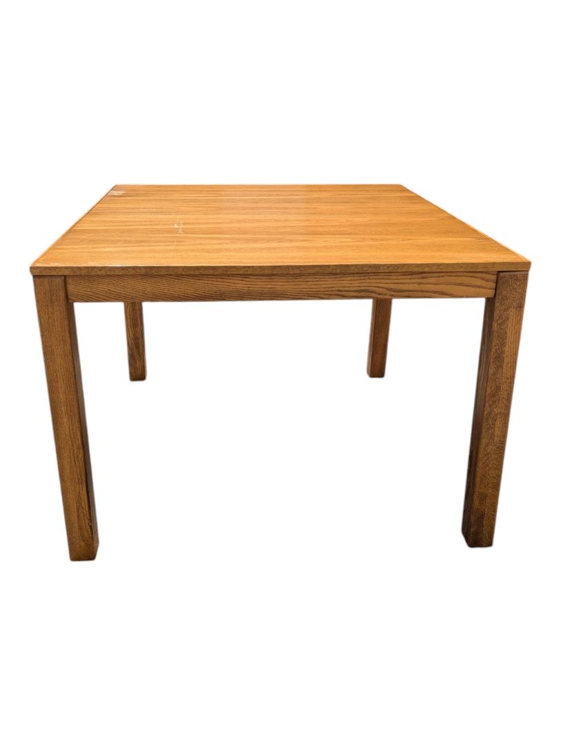Vintage Oak Extendable Dining Table with 4 Cane-Back Chairs