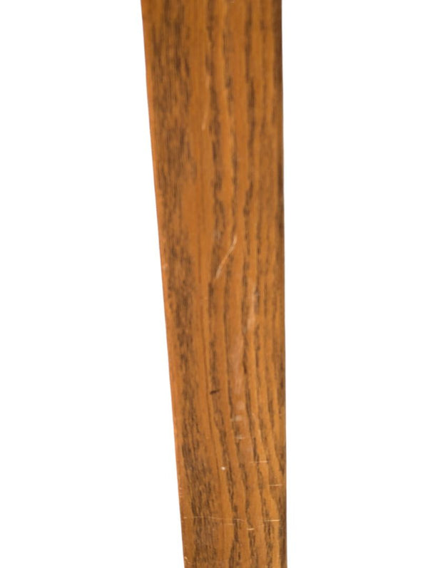 Vintage Oak Extendable Dining Table with 4 Cane-Back Chairs