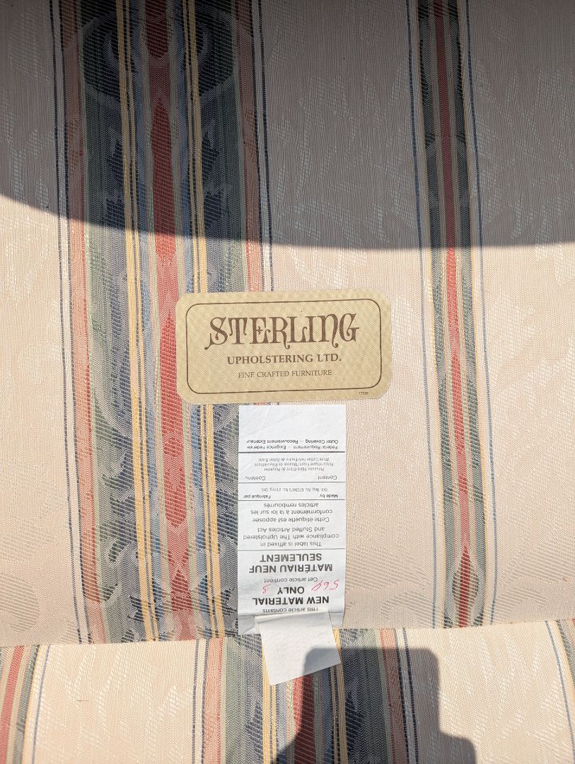 Sherling Upholstering Ltd. Upholstered Sofa with Matching Pillows