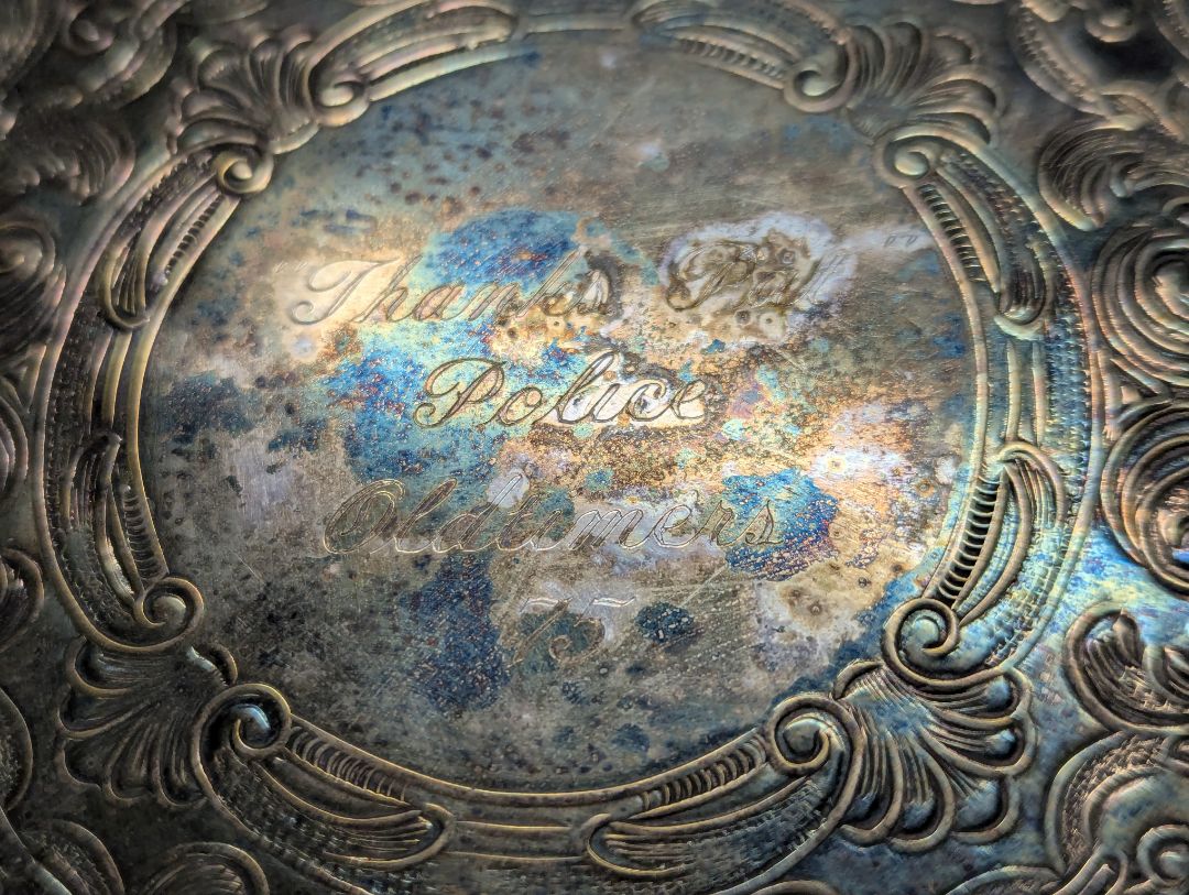Vintage Marlboro Canada Silver-Plated Footed Gallery Tray