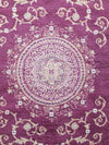 Victory Collection Belgian-Style Burgundy & Cream Area Rug
