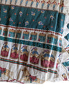 Vintage Nursery-Themed Comforter / Bedspread with Ruffled Trim