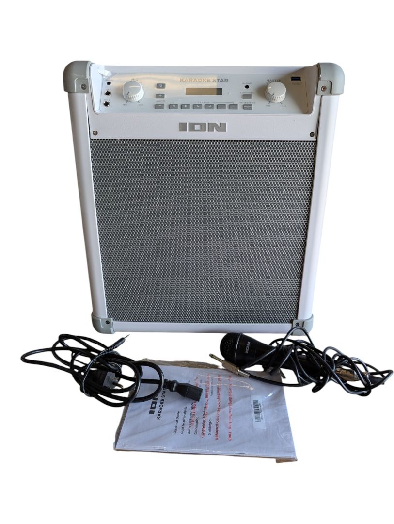 ION Karaoke Star Bluetooth Speaker with Microphone