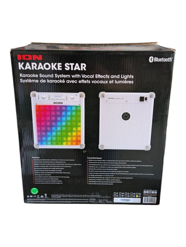 ION Karaoke Star Bluetooth Speaker with Microphone
