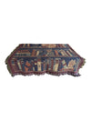 Vintage Library Bookshelf Tapestry Throw Blanket