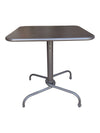 Black Metal Bistro Table with Two Armchairs