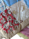 Handmade Pastel Patchwork Comforter / Quilt