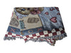 Boyd's Bears "Love Conquers All!" Woven Tapestry Throw Blanket