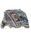Boyd's Bears "Picnic" Woven Tapestry Throw Blanket