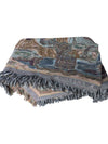 Boyd's Bears "Picnic" Woven Tapestry Throw Blanket
