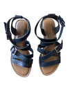 Crown Vintage Black Strappy Flat Sandals – Women’s Size 7M