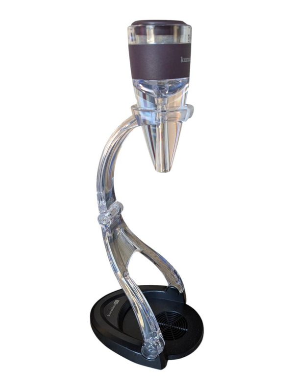 Kuraidori Wine Decanter Aerator with Foldable Stand – Boxed Set