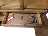 Gerard Collin Oak Display Cabinet with Glass Shelves