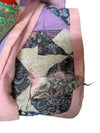 Handmade Patchwork Quilt in Pink Floral & Pastel Fabrics