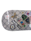 Snowboard with Green & Black Graphics