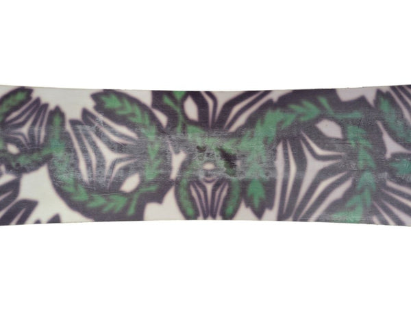 Snowboard with Green & Black Graphics
