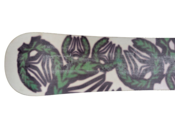 Snowboard with Green & Black Graphics