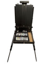 Portable Wooden Artist Easel & Paint Storage Box