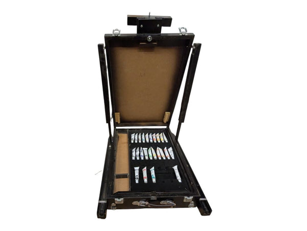 Portable Wooden Artist Easel & Paint Storage Box