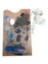 Portable Wooden Artist Easel & Paint Storage Box