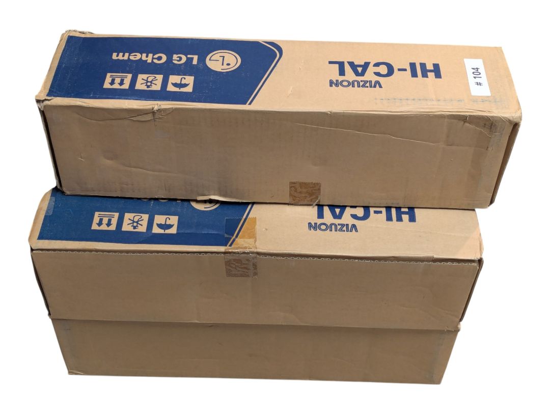 Set of 5 LG VIZUON HI-CAL 4000 Vinyl Rolls