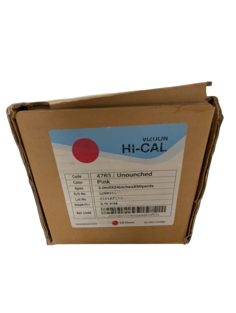 Set of 5 LG VIZUON HI-CAL 4000 Vinyl Rolls