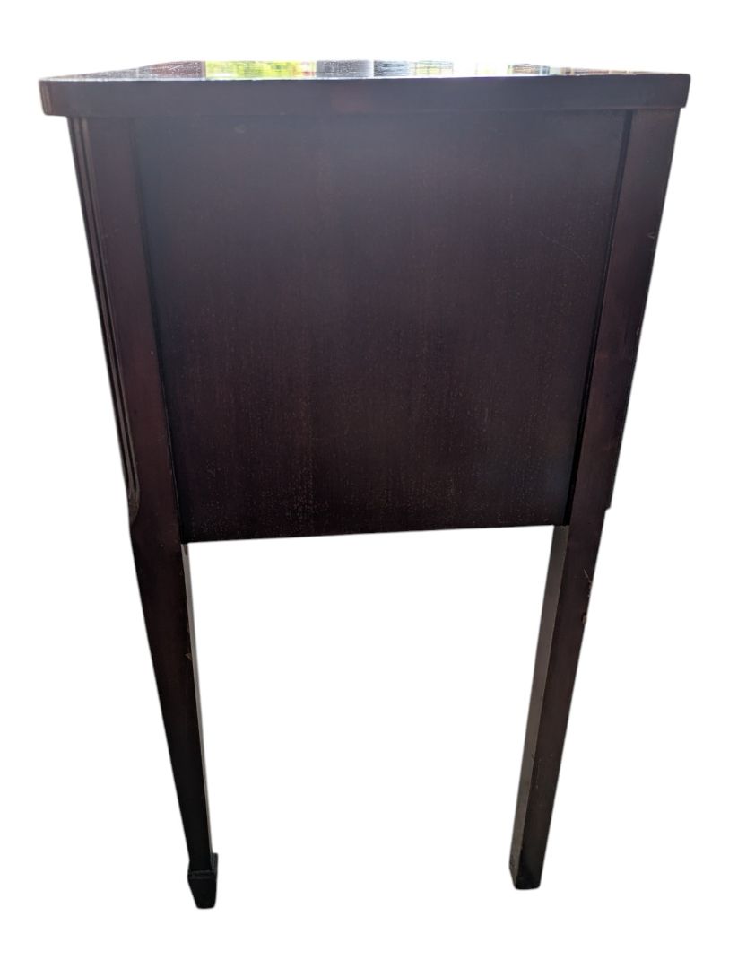 Vintage Mahogany-toned Two-Door Console Cabinet / Side Table
