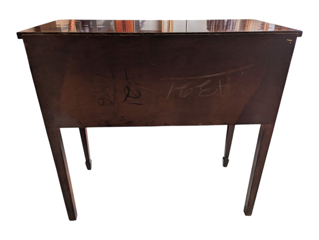 Vintage Mahogany-toned Two-Door Console Cabinet / Side Table