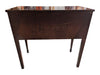 Vintage Mahogany-toned Two-Door Console Cabinet / Side Table