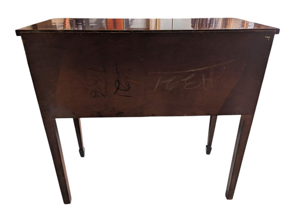 Vintage Mahogany-toned Two-Door Console Cabinet / Side Table