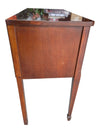 Vintage Mahogany-toned Two-Door Console Cabinet / Side Table